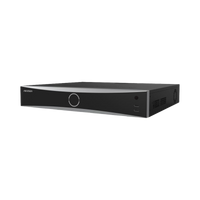 NVR 12 Megapixel (4K) / 16 canales IP / 16 Puertos PoE+ / AcuSense (Evita Falsas Alarmas) / Reconocimiento Facial / 4 Bahías de Disco Duro / Switch PoE 300 mts  / HDMI en 4K / Alarmas I/O