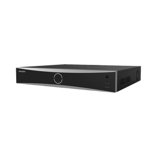 NVR 12 Megapixel (4K) / 16 canales IP / 16 Puertos PoE+ / AcuSense (Evita Falsas Alarmas) / Reconocimiento Facial / 4 Bahías de Disco Duro / Switch PoE 300 mts  / HDMI en 4K / Alarmas I/O