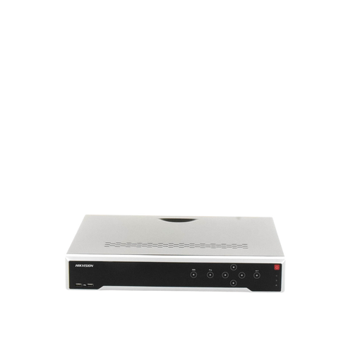 [Doble Poder de Decodificación] NVR 32 Megapixel (8K) / 32 Canales IP / 16 Puertos PoE+ / AcuSense / ANPR / Conteo de Personas / Heat Map / 4 Bahías de Disco Duro  / HDMI en 8K / Soporta POS / Alarmas I/O / 2 Salidas HDMI / Smart Search