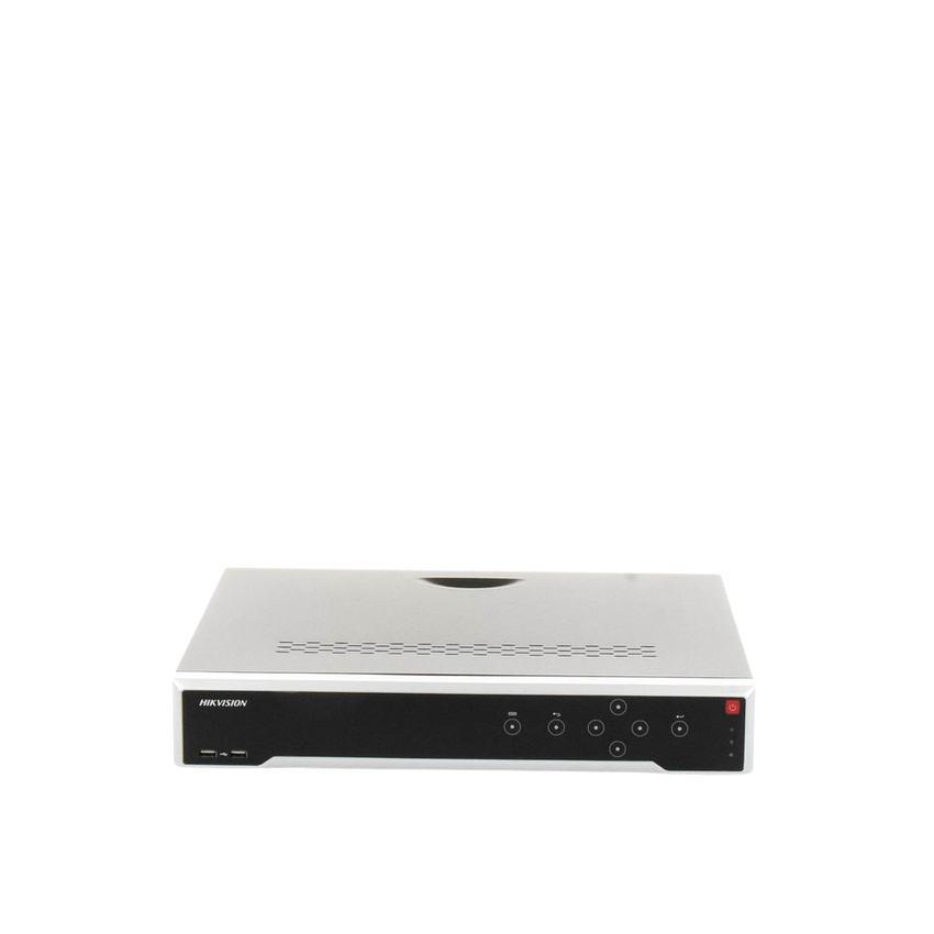 [Doble Poder de Decodificación] NVR 32 Megapixel (8K) / 32 Canales IP / 16 Puertos PoE+ / AcuSense / ANPR / Conteo de Personas / Heat Map / 4 Bahías de Disco Duro  / HDMI en 8K / Soporta POS / Alarmas I/O / 2 Salidas HDMI / Smart Search