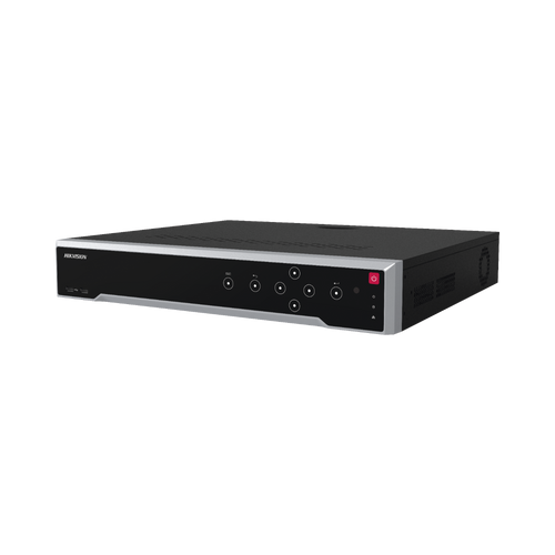 [Doble Poder de Decodificación] NVR 32 Megapixel (8K) / 32 Canales IP / 16 Puertos PoE+ / AcuSense / ANPR / Conteo de Personas / Heat Map / 4 Bahías de Disco Duro  / HDMI en 8K / Soporta POS / Alarmas I/O / 2 Salidas HDMI / Smart Search