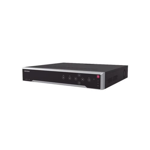 [Doble Poder de Decodificación] NVR 32 Megapixel (8K) / 32 Canales IP / 24 Puertos PoE+ / AcuSense / ANPR / Conteo de Personas / Heat Map / 4 Bahías de Disco Duro  / HDMI en 8K / Soporta POS / Alarmas I/O / Smart Search