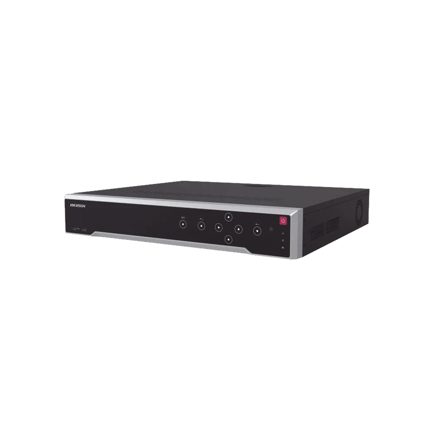 [Doble Poder de Decodificación] NVR 32 Megapixel (8K) / 32 Canales IP / 24 Puertos PoE+ / AcuSense / ANPR / Conteo de Personas / Heat Map / 4 Bahías de Disco Duro  / HDMI en 8K / Soporta POS / Alarmas I/O / Smart Search