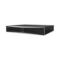 NVR 12 Megapixel (4K) / 32 canales IP / 16 Puertos PoE+ / Reconocimiento Facial / AcuSense (Evita Falsas Alarmas) / 4 Bahías de Disco Duro / Switch PoE 300 mts / HDMI en 4K / Alarmas I/O