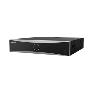 NVR 12 Megapixel (4K) / 32 Canales IP / Reconocimiento Facial / AcuSense (Evita Falsas Alarmas) / 8 Bahías de Disco Duro /  2 HDMI en 4K / Alarmas I/O