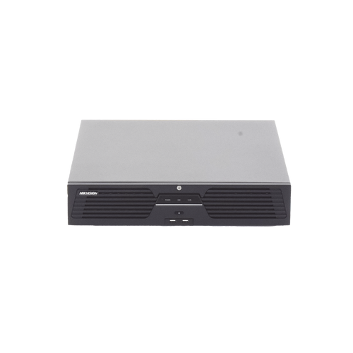 [Doble Poder de Decodificación] NVR 32 Megapixel (8K) / 32 Canales IP / AcuSense / ANPR / Conteo de Personas / Heat Map / 8 Bahías de Disco Duro / 2 Tarjetas de Red / Soporta RAID con Hot Swap / 2 HDMI en 8K / Soporta POS / Alarmas I/O / ACU