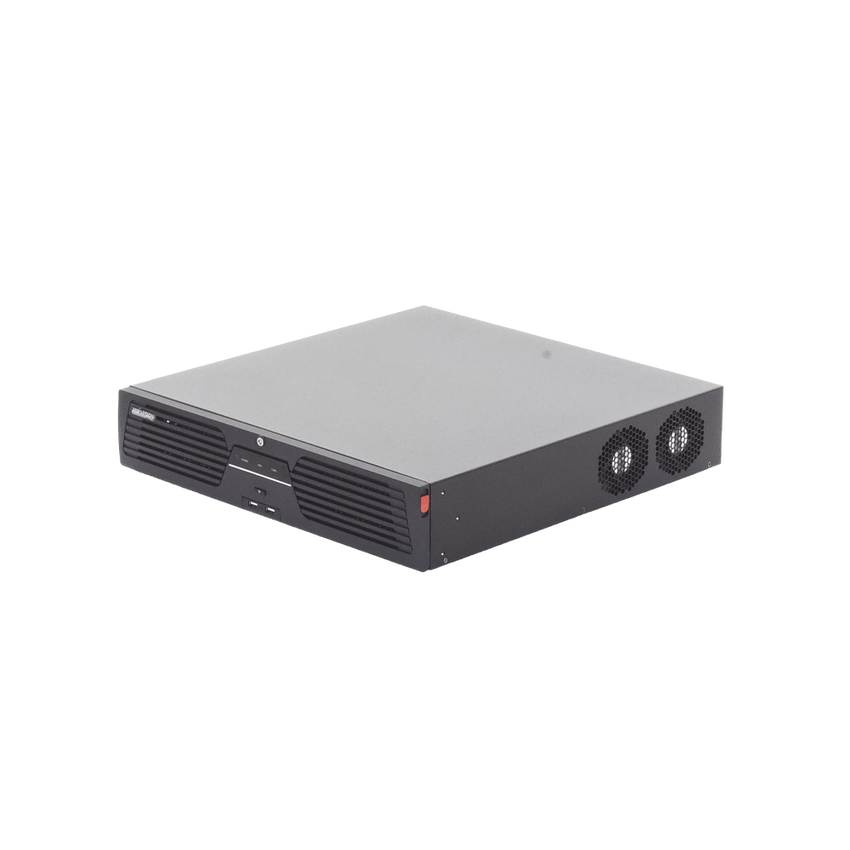 [Doble Poder de Decodificación] NVR 32 Megapixel (8K) / 32 Canales IP / AcuSense / ANPR / Conteo de Personas / Heat Map / 8 Bahías de Disco Duro / 2 Tarjetas de Red / Soporta RAID con Hot Swap / 2 HDMI en 8K / Soporta POS / Alarmas I/O / ACU