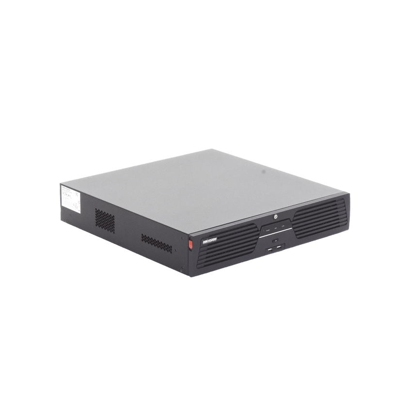 [Doble Poder de Decodificación] NVR 32 Megapixel (8K) / 32 Canales IP / AcuSense / ANPR / Conteo de Personas / Heat Map / 8 Bahías de Disco Duro / 2 Tarjetas de Red / Soporta RAID con Hot Swap / 2 HDMI en 8K / Soporta POS / Alarmas I/O / ACU