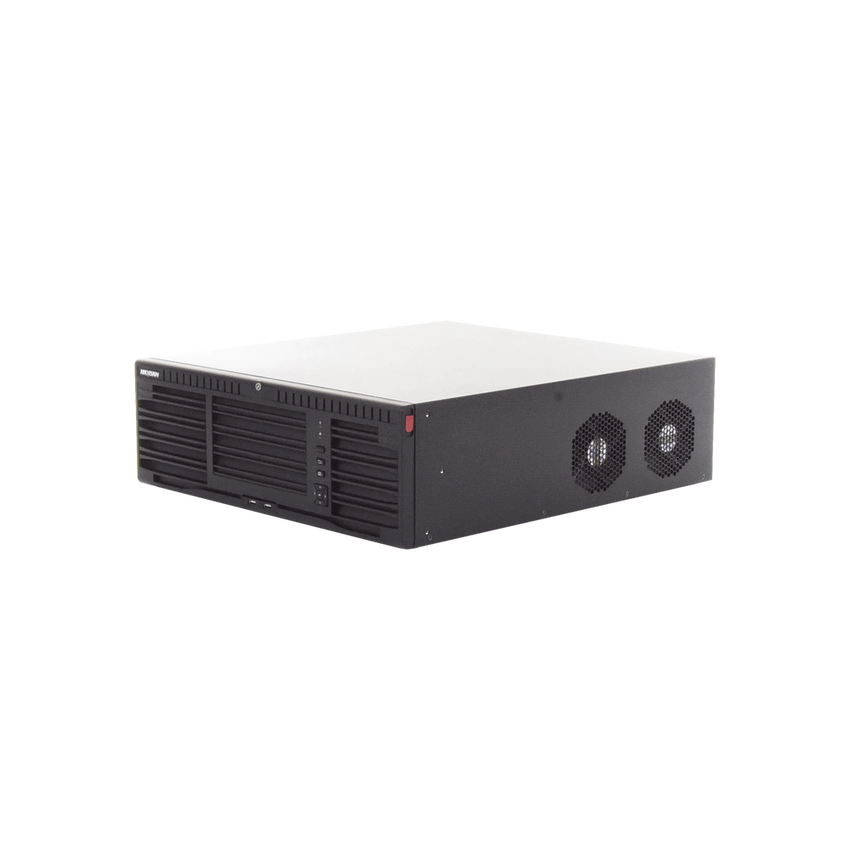 [Doble Poder de Decodificación] NVR 32 Megapixel (8K) / 64 Canales IP / AcuSense / ANPR / Conteo de Personas / Heat Map / 16 Bahías de Disco Duro /  Soporta RAID con Hot Swap / 2 HDMI en 8K / Soporta POS / Alarmas I/O  / Smart Search