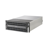Servidor de Almacenamiento en Red / Soporta 24 Discos Duros (No Incluye Discos) / RAID / iSCSI / Graba 512 canales IP / Doble Controlador