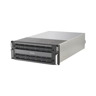 Servidor de Almacenamiento en Red / Soporta 24 Discos Duros (No Incluye Discos) / RAID / iSCSI / Graba 512 canales IP / Doble Controlador