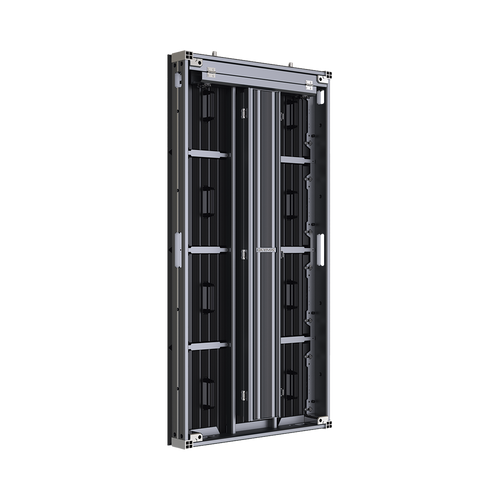 Unidad de Pantalla LED Exterior / Pixel 3.9 mm / Resolución 128 X 256 / Estructura de Aluminio / Protección IP66 / Montaje en Pared y Suelo / Conector de Aviación / Alta Eficiencia de Disipación de Calor / SMD Triad LED