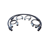 Kit de Cables de Interconexión para Paneles LED de Exterior / Datos y Corriente / Compatible con Familia CD-1AAB y CD-2APA