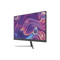Monitor LED Full HD (1080p) de 23.8" / Ideal para CCTV, Oficina y Hogar / Entrada HDMI-VGA / Montaje VESA ( 75 X 75) / Uso 16/7 / Backlight E-LED / Ultra Delgado