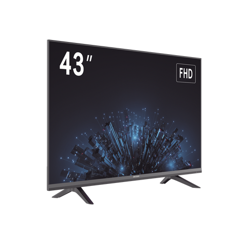 Monitor LED Full HD 43" / Ideal para Oficina y Hogar / Uso 24-7 / Entrada HDMI/VGA/USB / Compatible con Montaje VESA (200 X 200) / Bocinas Integradas