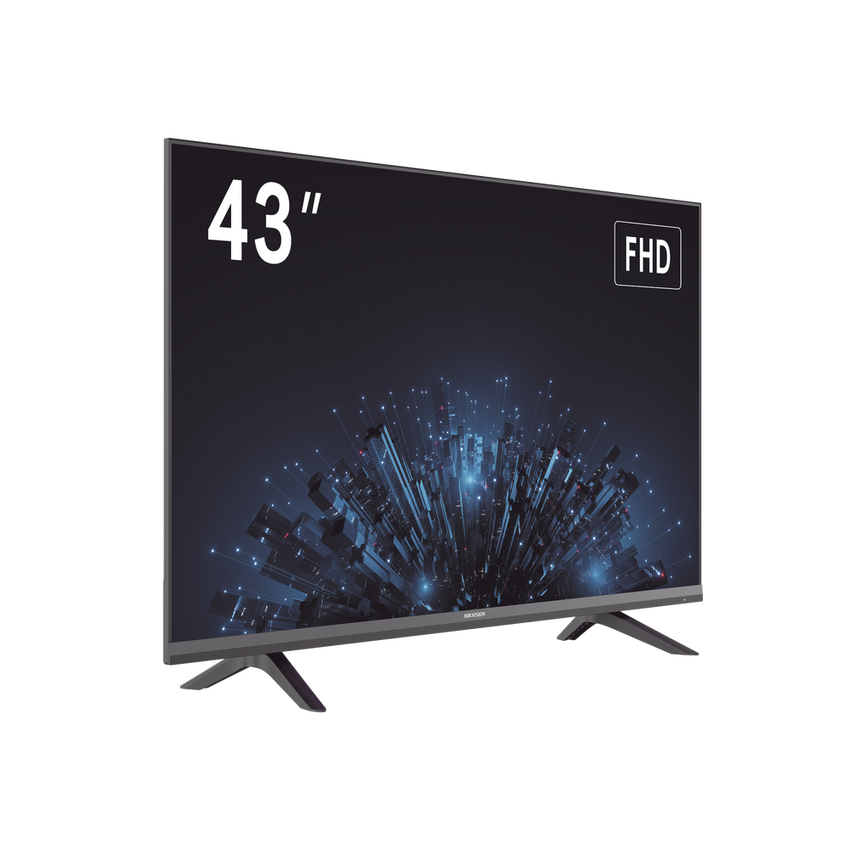 Monitor LED Full HD 43" / Ideal para Oficina y Hogar / Uso 24-7 / Entrada HDMI/VGA/USB / Compatible con Montaje VESA (200 X 200) / Bocinas Integradas