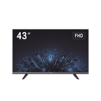 Monitor LED Full HD 43" / Ideal para Oficina y Hogar / Uso 24-7 / Entrada HDMI/VGA/USB / Compatible con Montaje VESA (200 X 200) / Bocinas Integradas