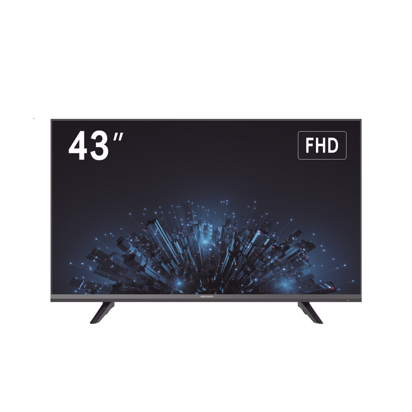 Monitor LED Full HD 43" / Ideal para Oficina y Hogar / Uso 24-7 / Entrada HDMI/VGA/USB / Compatible con Montaje VESA (200 X 200) / Bocinas Integradas