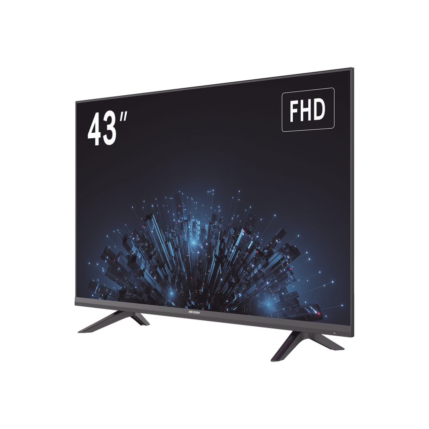 Monitor LED Full HD 43" / Ideal para Oficina y Hogar / Uso 24-7 / Entrada HDMI/VGA/USB / Compatible con Montaje VESA (200 X 200) / Bocinas Integradas