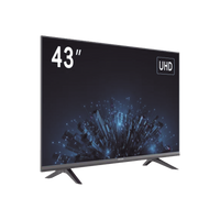 Monitor LED 4K de 43" / Ideal para Oficina y Hogar / Uso 24-7 / Entrada HDMI / Compatible con Montaje VESA (200 X 200) / Bocinas Integradas