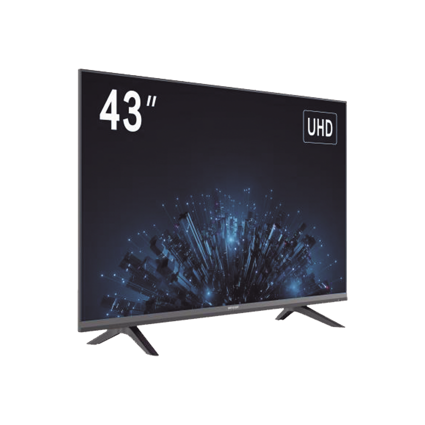 Monitor LED 4K de 43" / Ideal para Oficina y Hogar / Uso 24-7 / Entrada HDMI / Compatible con Montaje VESA (200 X 200) / Bocinas Integradas