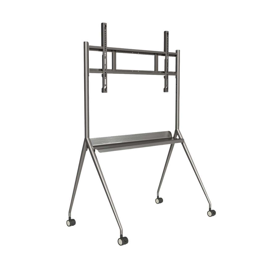 Montaje de Piso Móvil para Pantallas de 86" y 98" / Compatible con VESA / Incluye Soporte para Pantalla