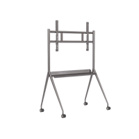 Montaje de Piso Móvil para Pantallas de 55"  hasta 75" / Compatible con VESA / Incluye Soporte para la Pantalla