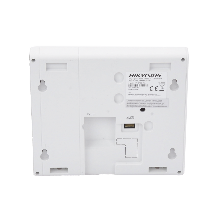 Checador de Huella con Batería de Respaldo  / Reportes por USB / 1,000 Usuarios / 1000 Huellas / 100,000 Registros / Lector de Tarjetas EM / Uso con iVMS-4200.