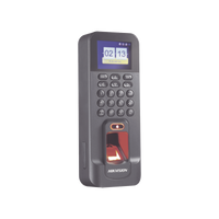 Biométrico WiFi de Acceso y Asistencia Compatible con APP Hik-Connect (P2P) / Soporta Biometrico Esclavo RS-485 / Lectura de Huella y Tarjetas EM / TCP/IP / 150,000 Eventos / Relevador para Chapa y Reportes de Asistencia