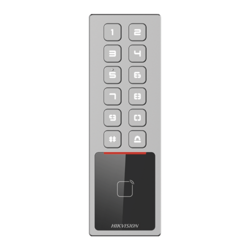 Teclado Exterior Antivandálico IP65 & IK08 / Administrable en la Nube / Alta y Baja de Passwords Remotamente con Horarios / Acceso por PIN o Tarjeta MIFARE