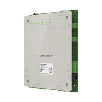 Controlador de Acceso 1 Puerta Administrable en la Nube con Hik-Connect Teams / Interfaz Web / 2 Lectores de Huella o Tarjeta / 100,000 Tarjetas / 10,000 Huellas / Incluye Gabinete y Fuente de Alimentación 12v 4A / Soporta Batería de Respald