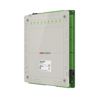 Controlador de Acceso 4 Puertas Administrable en la Nube con Hik-Connect Teams / Interfaz Web / 8 Lectores de Huella o Tarjeta / 100,000 Tarjetas / 10,000 Huellas / Incluye Gabinete y Fuente de Alimentación 12Vcd 8 A / Soporta Batería de Res