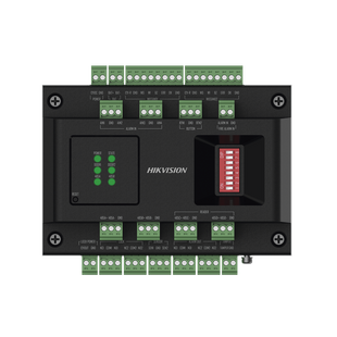 Expansor de 2 Puertas para Paneles de Control de Acceso DS-K27 Series / Comunicación RS-485 / 4 Entradas y 2 Salidas Auxiliares