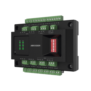 Expansor de 2 Puertas para Paneles de Control de Acceso DS-K27 Series / Comunicación RS-485 / 4 Entradas y 2 Salidas Auxiliares