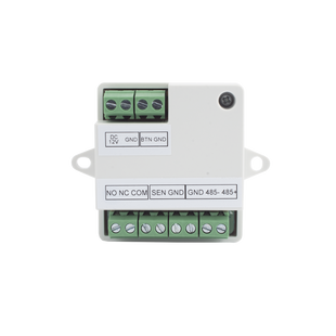 Módulo Seguro para Instalaciones SEGURAS en Controles de Acceso HIKVISION / Compatible con Biometricos Faciales Min Moe / Conexión RS-485  /  Soporta Botón de Salida y Chapa