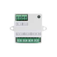 Módulo Seguro para Instalaciones SEGURAS en Controles de Acceso HIKVISION / Compatible con Biometricos Faciales Min Moe / Conexión RS-485  /  Soporta Botón de Salida y Chapa