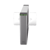 Torniquete Swing CENTRAL para Ampliar Numero de Carriles / Incluye Panel y Lectores de Tarjeta / TCP/IP Administrable por iVMS-4200 (Requiere Torniquete Izquierdo) / Carril de 90 cms / 6,000,000 MCBF / 12 Pares de IR