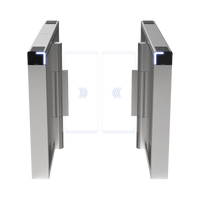 Torniquete Swing PREMIUM / Iluminación LED / 12,000,000 Ciclos MCBF / Incluye Lectores de Tarjeta y Panel de Acceso / 14 Pares de IR / Carril de 90 cms / Compatible con Reconocimiento Facial / Incluye Izquierdo y Derecho