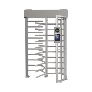 Torniquete SENCILLO (1 Carril) de Cuerpo Completo Bidireccional / Exterior /  Acero Inoxidable SUS304 / 30 Personas por Minuto / Compatible con Reconocimiento Facial (Terminal no Incluida)