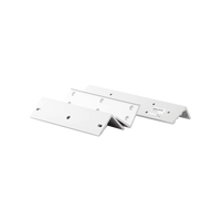 Kit de montajes Z y L para Cerradura Magnética HIKVISION / Compatible con DS-K4H255S / Uso en Puerta de Madera y Metal