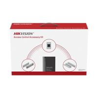 Kit HIKVISION para para Control de Acceso / Fuente 12 Vcd 2 A + Botón de Salida + Chapa Magnética 600 Lbs / Para Instalación de Control de Acceso Autónomo (Facial Min Moe, Teclados, Lectores de Huella, Etc...)