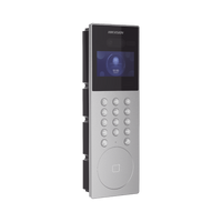 Videoportero IP Multiapartamento con Reconocimiento Facial / Llamada a App HikConnect (requiere monitor) / Protección IP65 / Apertura por Rostro, Tarjeta o App