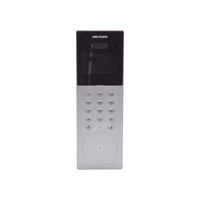 Videoportero IP Multiapartamento con Reconocimiento Facial / Llamada a App HikConnect (requiere monitor) / Protección IP65 / Apertura por Rostro, Tarjeta o App