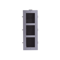 Base de 3 Espacios para EMPOTRAR Módulos de Videoporteros Hikvision
