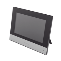 Monitor Hibrido IP WiFi Touch Screen 7" para DS-KIS303P / Vídeo en Vivo / PoE Estándar / Apertura Remota / Llamada Entre Monitores / Audio de dos vías / Policarbonato