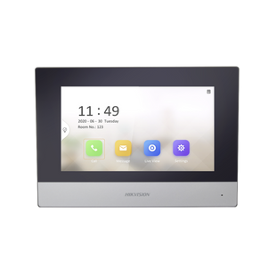 Monitor IP WiFi Touch Screen 7" para Videoportero IP  / Vídeo en Vivo / PoE Estándar / Apertura Remota / Llamada Entre Monitores / Audio de dos vías / Policarbonato