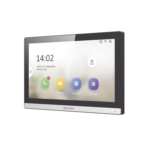 Monitor IP WiFi Touch Screen 7" para Videoportero IP / Vídeo en Vivo / PoE Estándar / Apertura Remota / Llamada Entre Monitores / Audio bidireccional / Borde slim