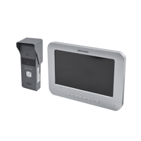 Kit de Videoportero Analógico con Pantalla LCD a Color de 7" / Frente de Calle para Exterior IP65 / Salida de Relevador