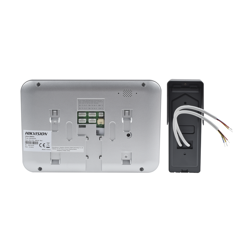 Kit de Videoportero Analógico con Pantalla LCD a Color de 7" / Frente de Calle para Exterior IP65 / Salida de Relevador