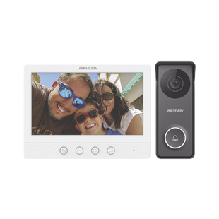Kit de Videoportero TurboHD con Pantalla LCD a Color de 7" / Frente de Calle para Exterior de Metal / 720p (1 Megapíxel )117° de Visión (Gran Angular)